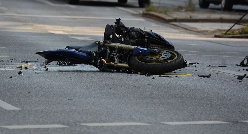 Potrącenie rowerzysty i motocyklisty – Wypadki w powiecie