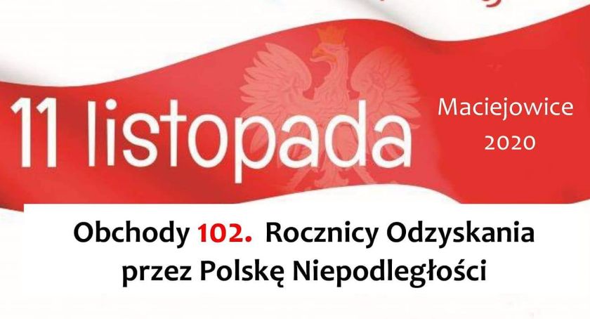 Świętujmy w domu z rodziną – Święto Niepodległości w Maciejowicach