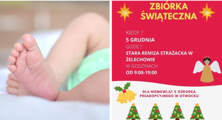 Zbiórka świąteczna dla niemowląt z ośrodka preadopcyjnego