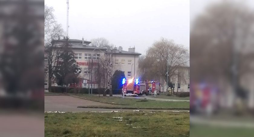 Alarm pożarowy w szpitalu