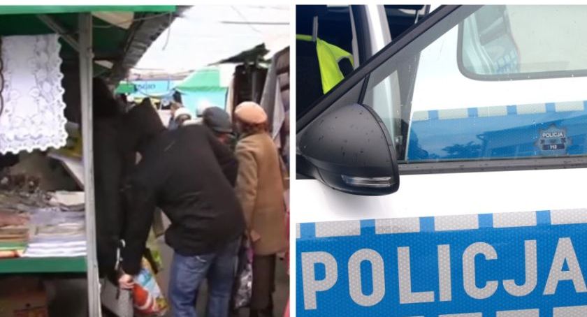 Kradzieże na targowisku! Uważajcie na portfele!