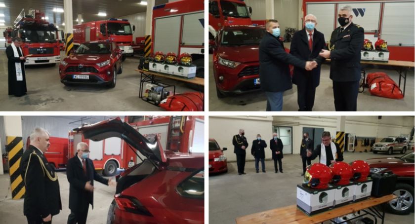 Nowa, strażacka Toyota RAV4 poświęcona i przekazana 