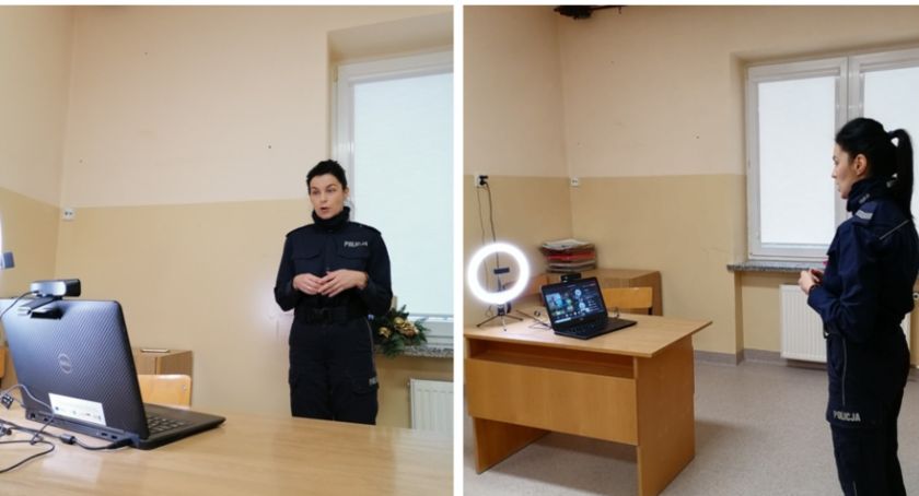 Policjanci edukują zdalnie