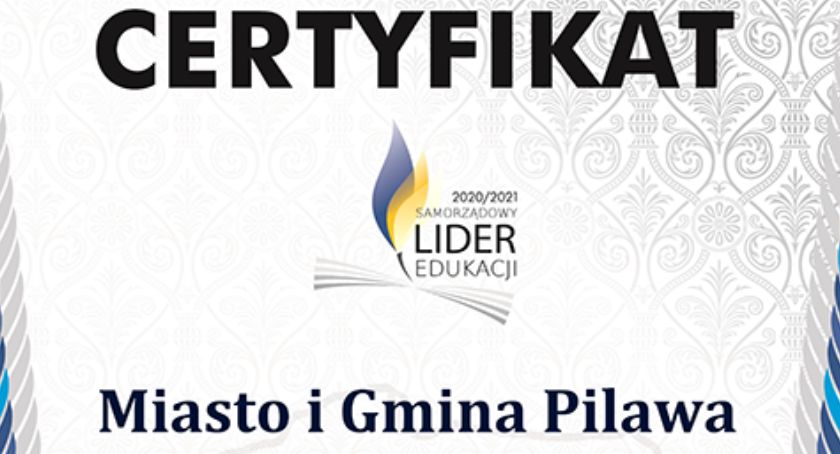 Pilawa Liderem Edukacji