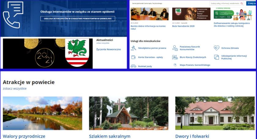 Starostwo ma nową stronę internetową