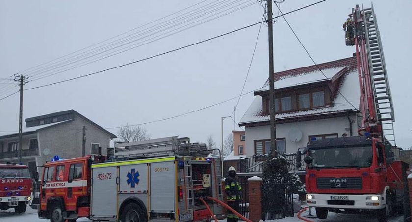Ugasili pożar poddasza