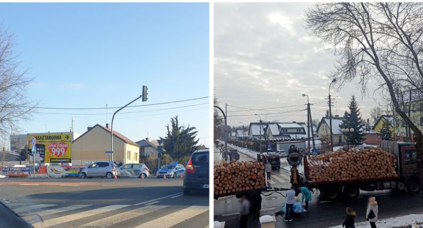 Cztery poważne wypadki i liczne kolizje