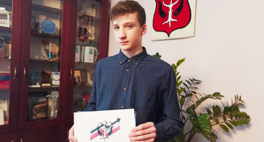 Adam Kopyść stworzył logo Młodzieżowej Rady Miasta