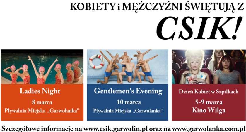 Kobiety i mężczyźni świętują z CSiK