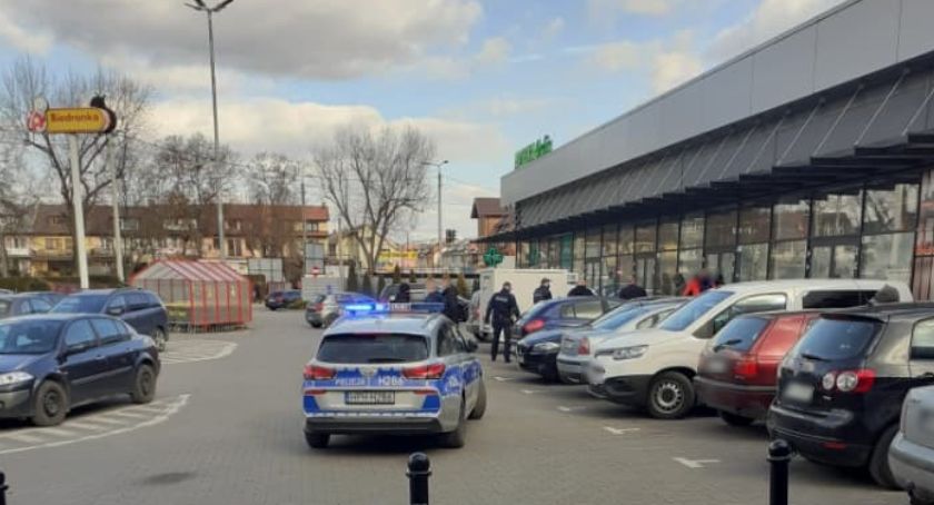 Akcja policji na Targowej