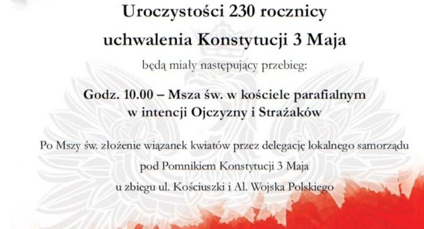 Uroczystości 230. rocznicy uchwalenia Konstytucji w Żelechowie