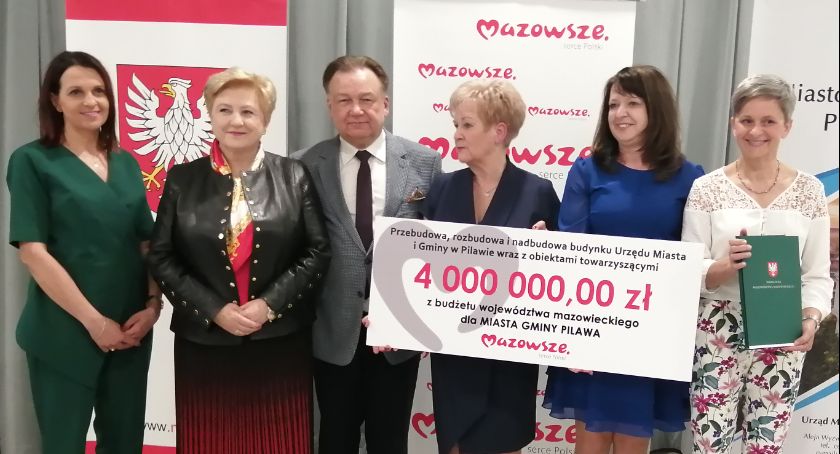 Rozbudowa urzędu w Pilawie z 4 mln zł dofinansowania