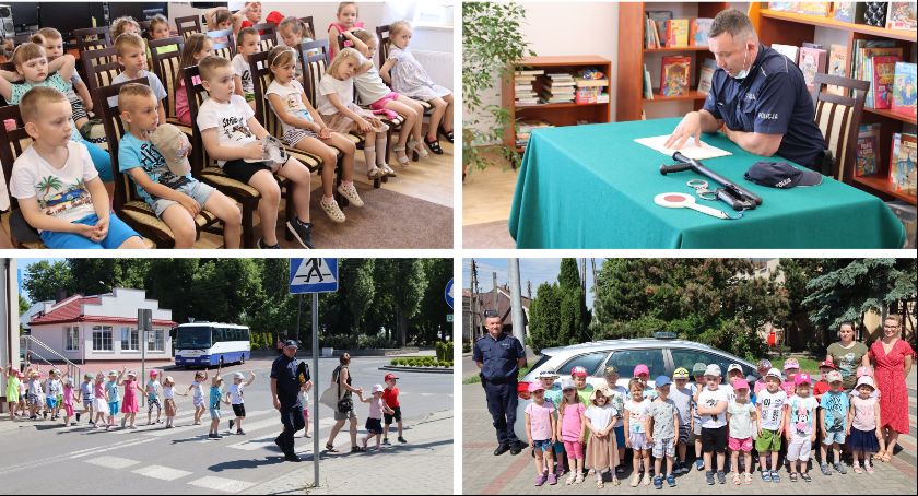 Przedszkolaki spotkały się z dzielnicowym