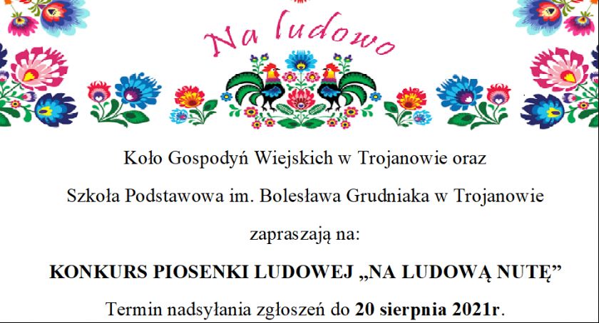 Konkurs Piosenki Ludowej w Trojanowie