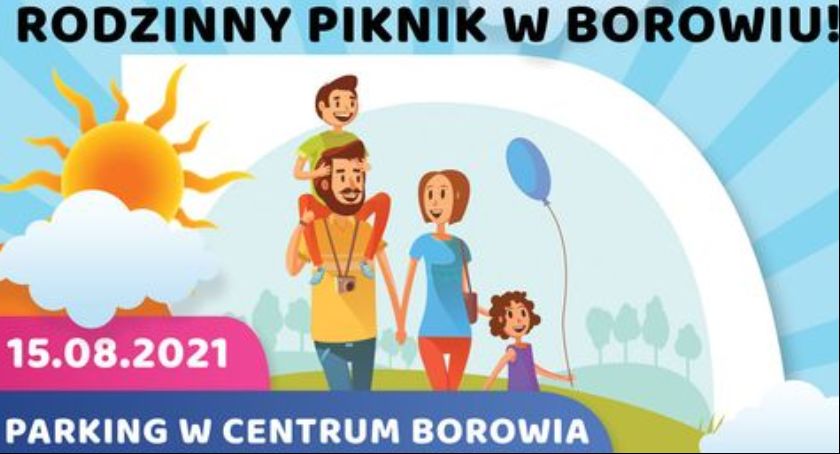Rodzinny piknik w Borowiu