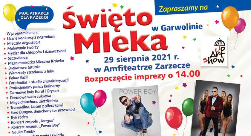 Święto Mleka na Kwadracie – Program imprezy