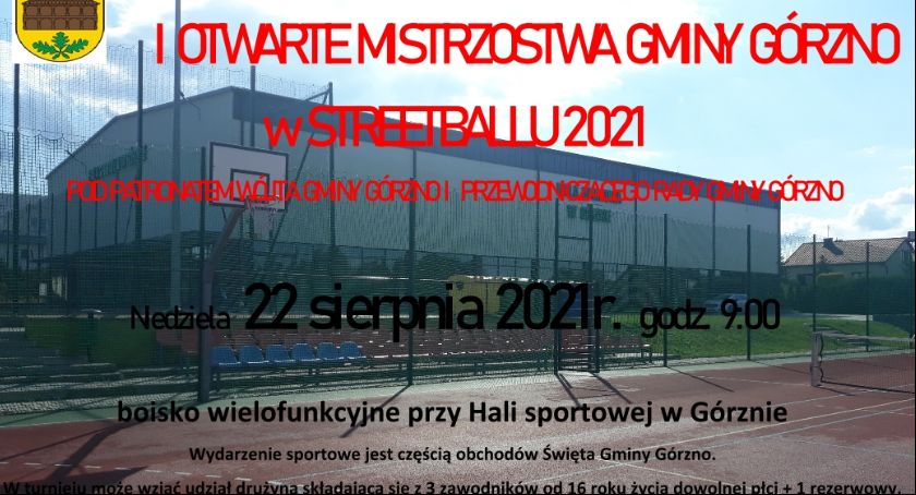 I Otwarte Mistrzostwa Gminy Górzno w Streetballu