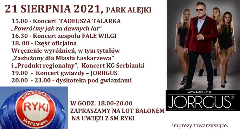Jorrgus gwiazdą Dni Łaskarzewa 2021 – Program wydarzenia