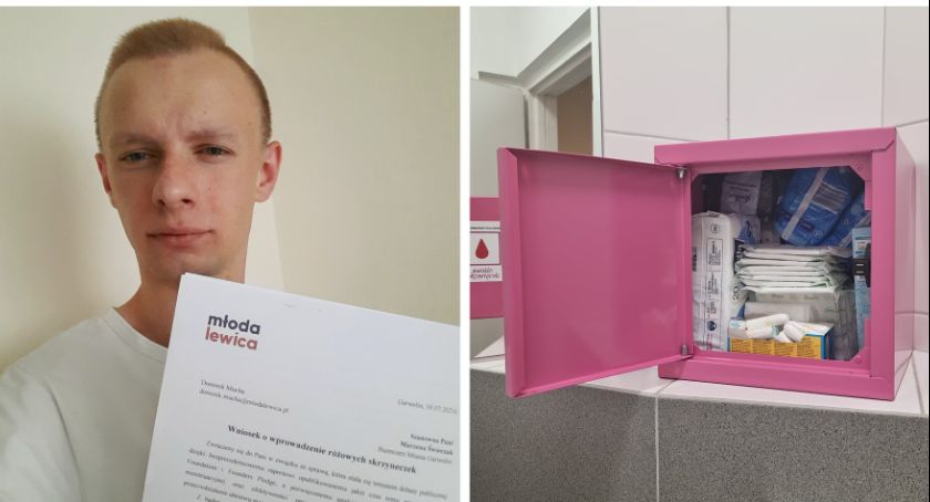 Darmowe tampony i podpaski – Różowe skrzyneczki pojawią się w Garwolinie