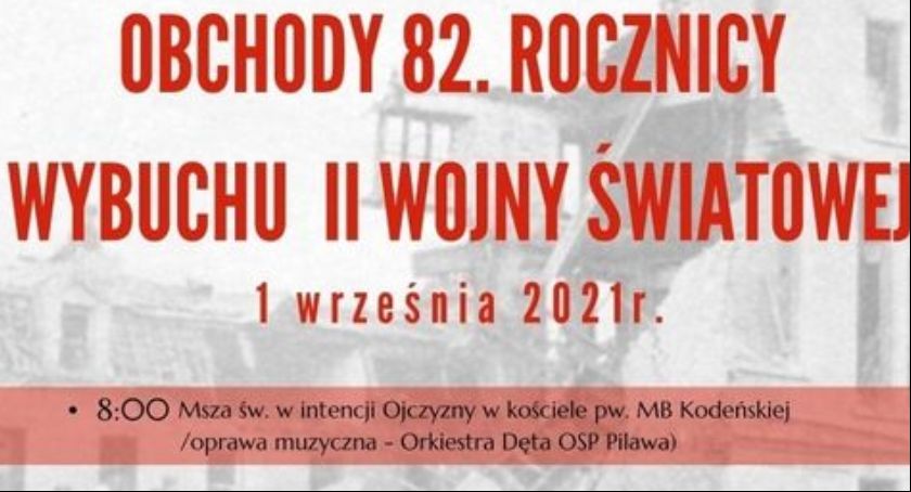 Obchody 82. rocznicy wybuchu II wojny światowej w Pilawie