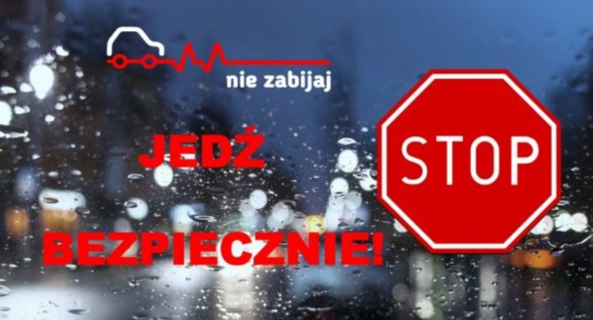 Trudne, jesienne warunki na drogach – Policja apeluje o ostrożność