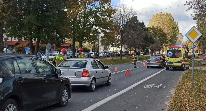 Wypadek na Lubelskiej – Służby pojechały na Warszawską