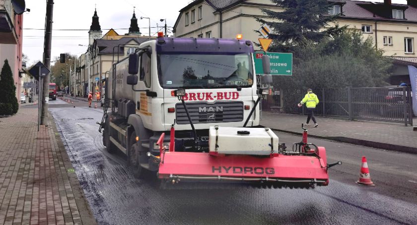 Remont drogi i utrudnienia na DK 76 w Garwolinie 