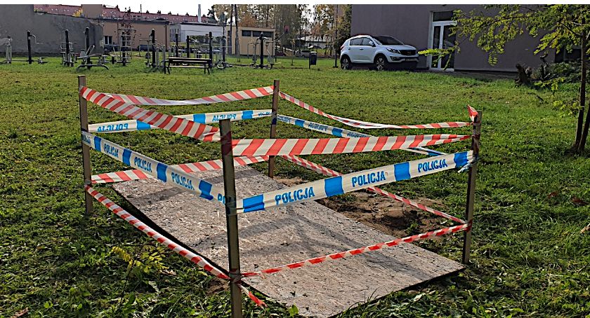 Ludzkie kości na terenie Szpitala Mazowieckiego w Garwolinie