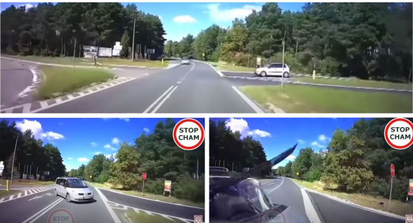 Stop Cham – Wypadek na skrzyżowaniu w Wildze – Video