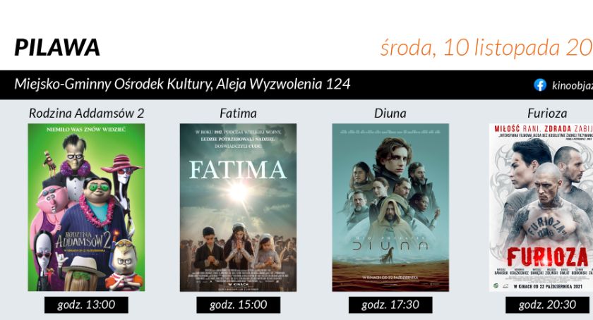 Kino objazdowe zawita do Pilawy!