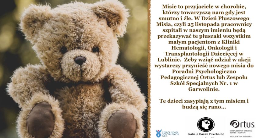 Podaruj misia dla dzieci z onkologii