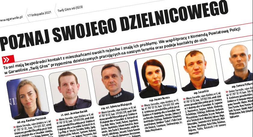 Poznaj swojego dzielnicowego