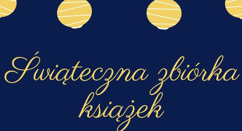 Świąteczna zbiórka książek w bibliotece