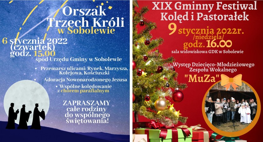 Orszak Trzech Króli oraz Gminny Festiwal Kolęd i Pastorałek w Sobolewie