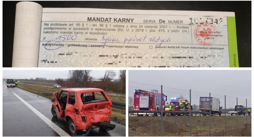 Dostał 1500 zł mandatu i 6 punktów za spowodowanie kolizji na S17 – Nowy taryfikator działa