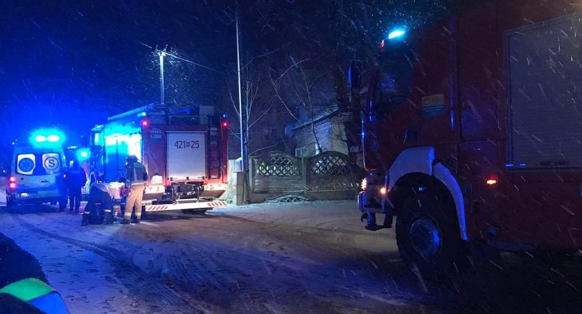 Pożar w domu – Poszkodowana jedna osoba