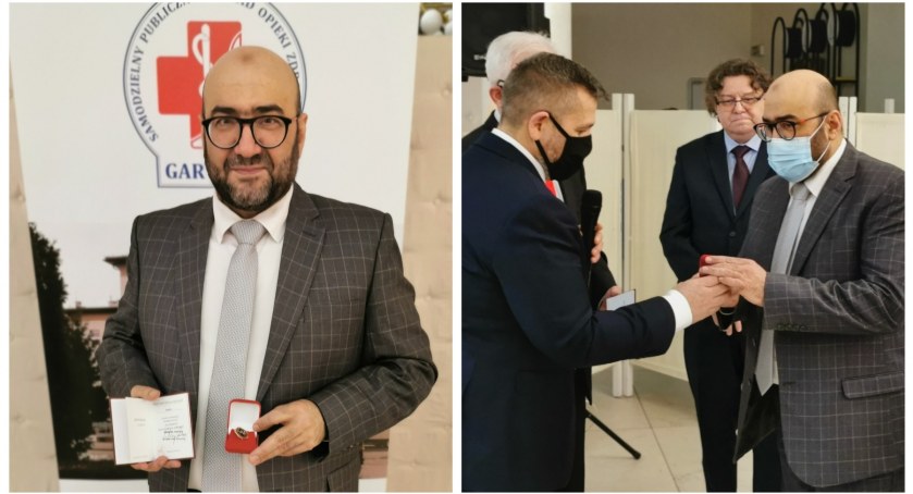 Ordynator Samir Ismail odznaczony Za Zasługi dla Ochrony Zdrowia