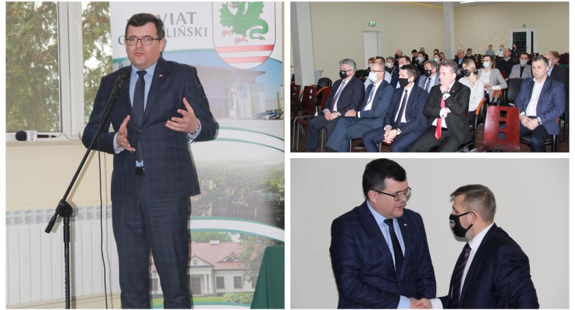 Sekretarz stanu Piotr Uściński odwiedził powiat 