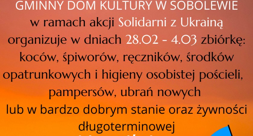 Solidarni z Ukrainą w Sobolewie i Gończycach