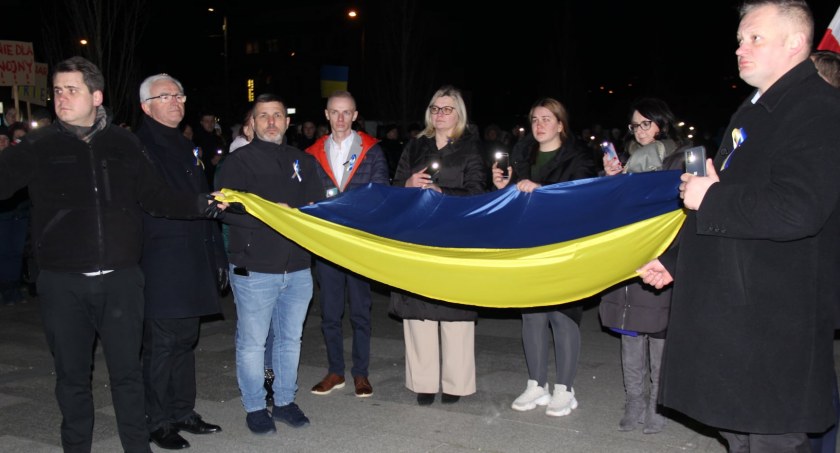 Wiec poparcia dla Ukrainy
