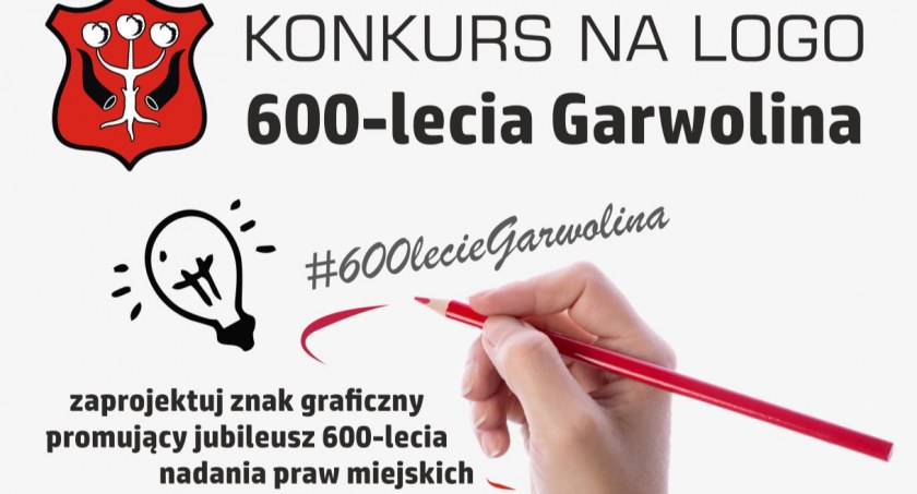 Nagroda pieniężna dla autora zwycięskiego loga na 600-lecie Garwolina