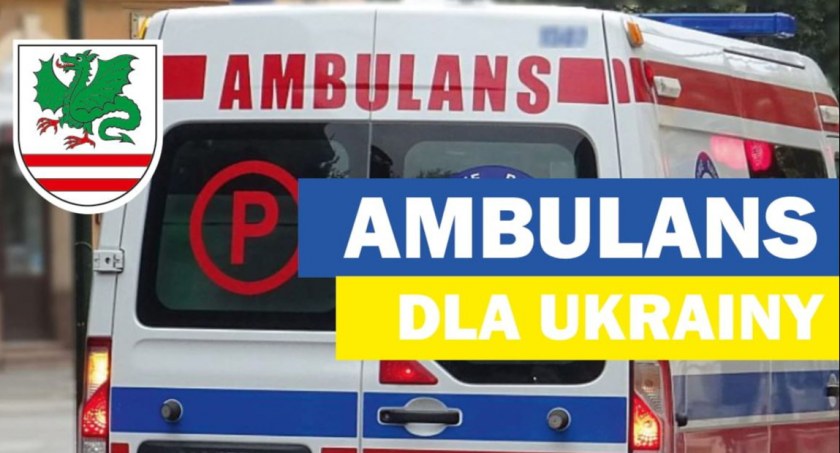 Karetka z naszego powiatu darem dla walczącej Ukrainy