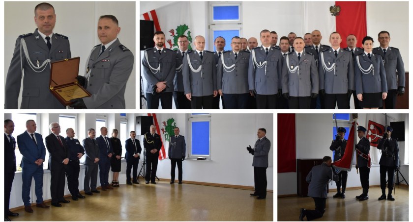 Komendant Dariusz Król pożegnał się z garwolińską komendą