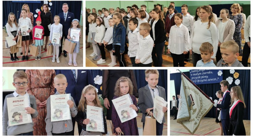 Wielkie święto Marii Konopnickiej w szkole w Łąkach 