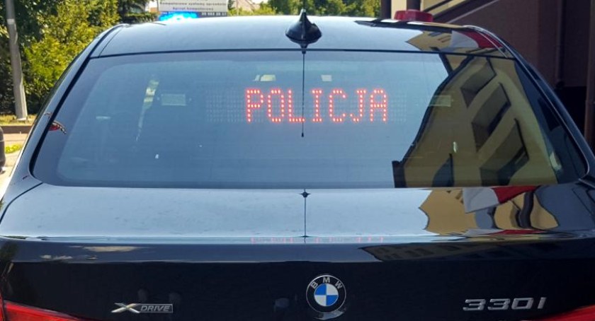 Policjanci drogówki w akcji