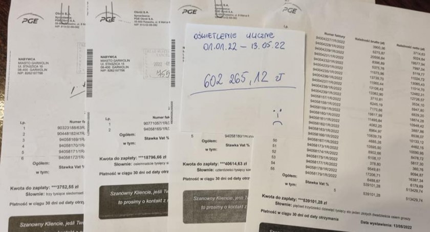 Rachunek za prąd zjadł wszystkie środki! W mieście będzie ciemno?