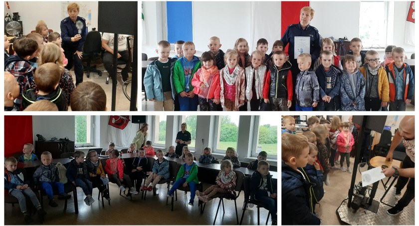 Mali goście w garwolińskiej komendzie 