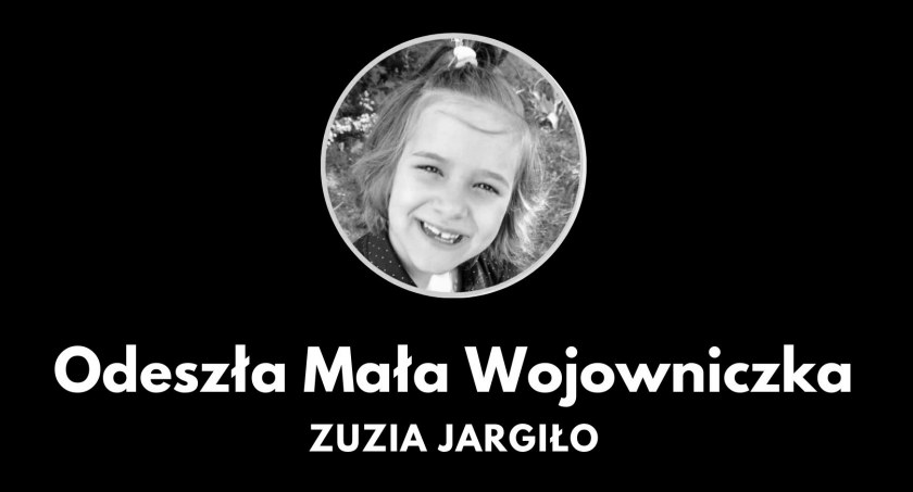Zmarła Zuzia Jargiło 
