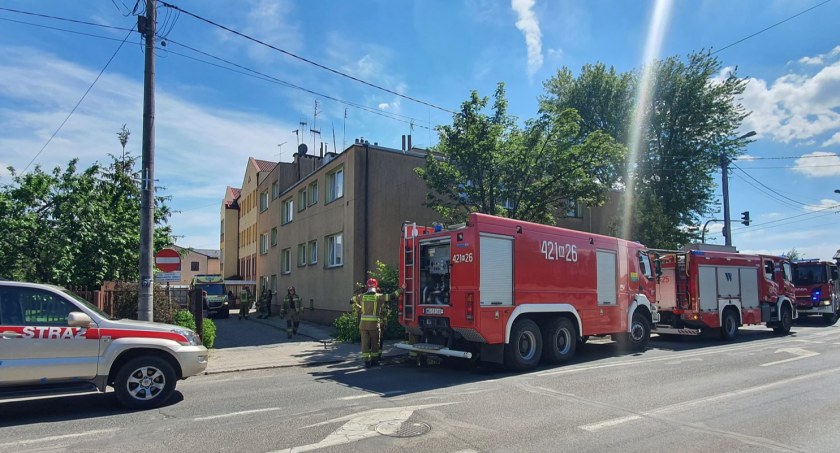 Akcja straży i ewakuacja mieszkańców