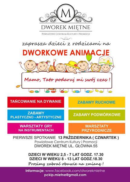 PCKiP zaprasza na warsztaty teatralne i dworkowe animacje